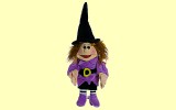 Handpuppe Waltrudilein Hexe 35cm Living Puppets W412