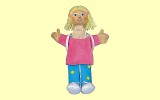 Kasperlepuppe Schulm�dchen 30cm