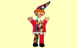 Kasperlepuppe Kasper bunt 40cm