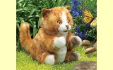 Handpuppe K�tzche orange-braun Folkmanis 2845