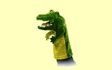 Handpuppe Krokodil f�r die Puppenb�hne Folkmanis 2559