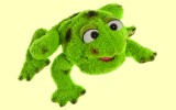 Handpuppe Frosch Kleiner Rolf Living Puppets W208