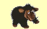 Handpuppe Joschi schwarzes Schaf Living Puppets W436