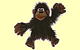 Handpuppe Kuddel das Affenbaby Living Puppets W437