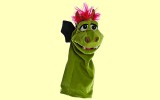 Handpuppe Quasselwurm Gregor der Drache Living Puppets W316