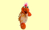Handpuppe Seepferdchen Living Puppets W429