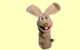 Handpuppe Quasselw�rmer Mampfred Hase Living Puppets W446