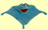 Wunschtraumkuschelmuschelkissen blau klein W466