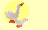 Gans Kopf hoch neu Ostheimer