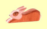 Hase braun gefleckt liegend Ostheimer