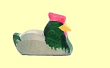 Huhn dunkel liegend Ostheimer
