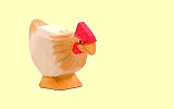 Huhn ocker stehend Ostheimer