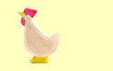 Huhn weiss hoch Ostheimer