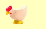 Huhn weiss stehend Ostheimer