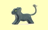Panther schwarz klein laufend Ostheimer