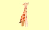 Giraffe klein Kopf hoch Ostheimer