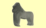 Gorilla stehend Ostheimer