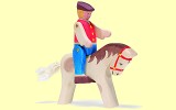 Reiter mit Pferd Ostheimer