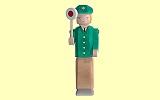 Polizistin mit Kelle Ostheimer