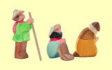 Mini Hirtengruppe 3 teilig Ostheimer