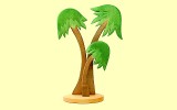 Palmengruppe mit St�tze Ostheimer