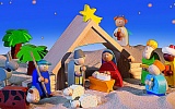 Krippen-Set Haba 18 Teile Weihnachtskrippe Haba 8200