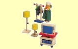 Puppenhaus Wohnraumset Selecta 4195