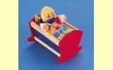 Puppenhaus Wiege Selecta 4204