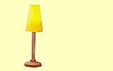 Selectrica Stehlampe gelb Selecta 4701