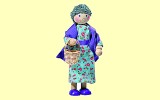 Biegepuppe Oma Lorenzo Selecta 4150