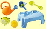 Wasserpark Gro�e Sand-Matsch-Werkstatt Haba 4885