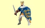 K�nig Richard L�wenherz blau Papo