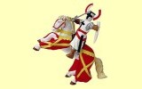 Pferd aufb�umend rot Papo