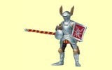 Ritter mit Fl�gelchen-Helm rot Papo