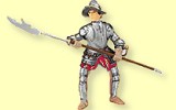 Conquistador Hellebarde rot Papo