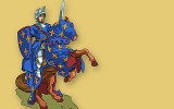 Prinz Philipp mit Pferd blau Papo