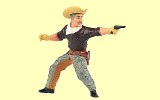 Cowboy mit Schnurrbart Papo