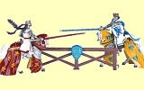 Ritterburg Turnierschranken Papo