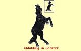 Pferd schwarz steigend Papo