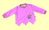 Kleine Prinzessin Langarmshirt gef�ttert pink Gr. 62 (Sigikid)