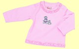 Baby Bear Girl rosa Langarmshirt Gr. 56