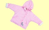 Baby Bear Girl rosa Kapuzenjacke wattiert Gr. 74