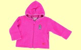 Baby Wellness Girls Kapuzen-Fleece-Jacke Gr. 86 pink