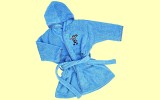 Kids Wellness Boys Bademantel Gr. 116 blau