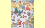 Geschenkpapier Winterkinder